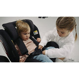 Scaun auto, Lionelo, I-size Antoon Plus, Pozitie de somn, Protectie laterala, Rotire 360 grade, 0-18 kg, Cu Isofix si picior de sustinere, Negru, Testat ADAC, Conform cu standardul european de securitate ECE R129, Negru