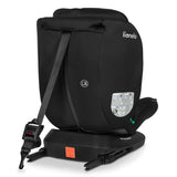 Scaun auto, Lionelo, Bastiaan i-Size, 4 in 1, Protectie laterala, Cu spatar inclinabil in 4 pozitii, Cu tetiera reglabila in 7 pozitii, Rotire 360 grade, Top Tether, 0-36 Kg, 40-150 cm, Cu Isofix, Conform cu ECE R129/03, Negru/Rosu