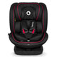 Scaun auto, Lionelo, Bastiaan i-Size, 4 in 1, Protectie laterala, Cu spatar inclinabil in 4 pozitii, Cu tetiera reglabila in 7 pozitii, Rotire 360 grade, Top Tether, 0-36 Kg, 40-150 cm, Cu Isofix, Conform cu ECE R129/03, Negru/Rosu