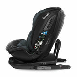 Scaun auto, Lionelo, Bastiaan RWF i-Size, Pozitie de somn, Protectie laterala, Rotire 360 grade, 0-36 Kg, Cu Isofix si Centura Top Tether, Conform cu standardul european de securitate ECE R129, Gri