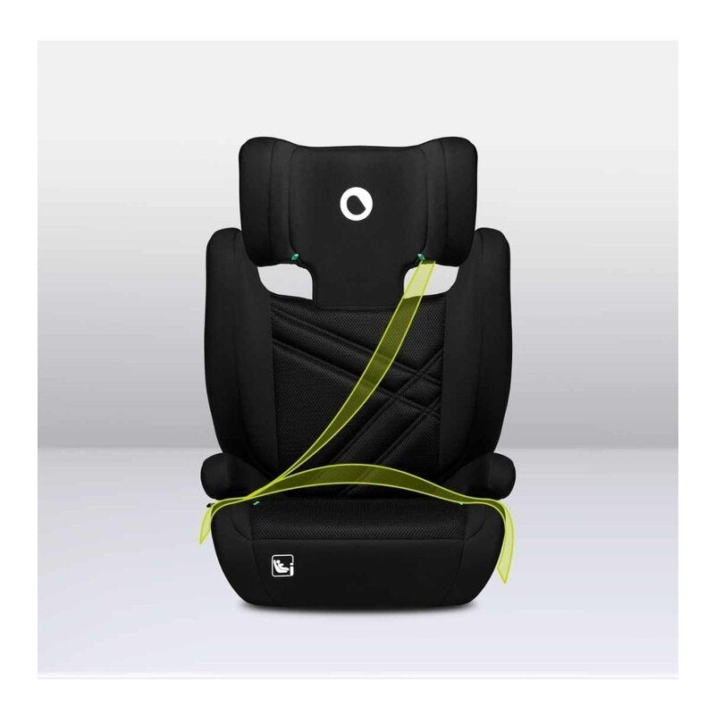 Scaun auto, Lionelo, Hugo i-Size, Universal, Orientare in directia sensului de mers, Reglabil, Conform standardului de securitate R129, 100-150 cm, 4-12 ani, Negru - gogobaby.ro