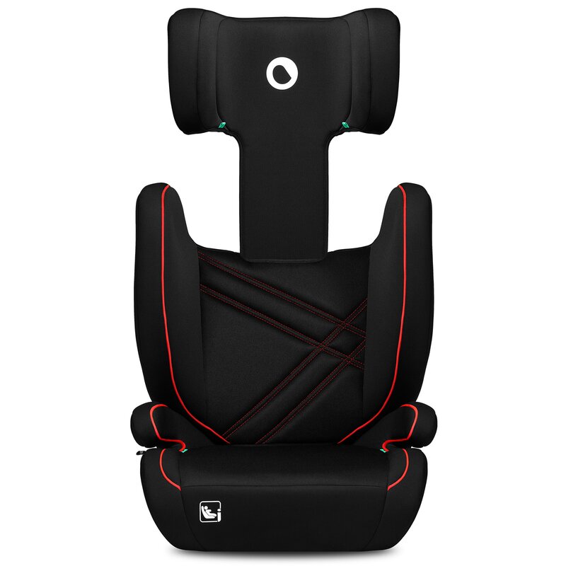 Scaun auto, Lionelo, Hugo i-Size, Universal, Orientare in directia sensului de mers, Reglabil, Conform standardului de securitate R129, 100-150 cm, 4-12 ani, Rosu - gogobaby.ro