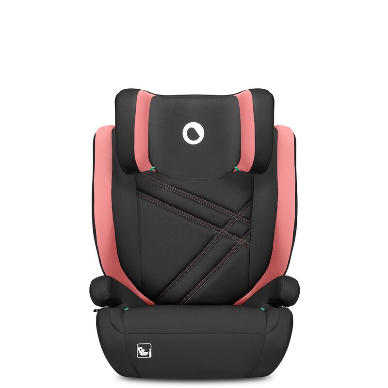 Scaun auto, Lionelo, Hugo i-Size, Universal, Orientare in directia sensului de mers, Reglabil, Conform standardului de securitate R129, 100-150 cm, 4-12 ani, Roz - gogobaby.ro