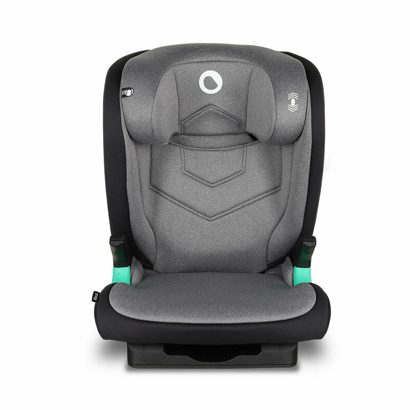 Scaun auto i-Size, Lionelo, Neal, Spatar reglabil in 3 pozitii, Tetiera in 14 pozitii, Suport sticla inclus, 15-36 Kg, 100-150 cm, Cu Isofix, Conform ECE R129, Gri - gogobaby.ro