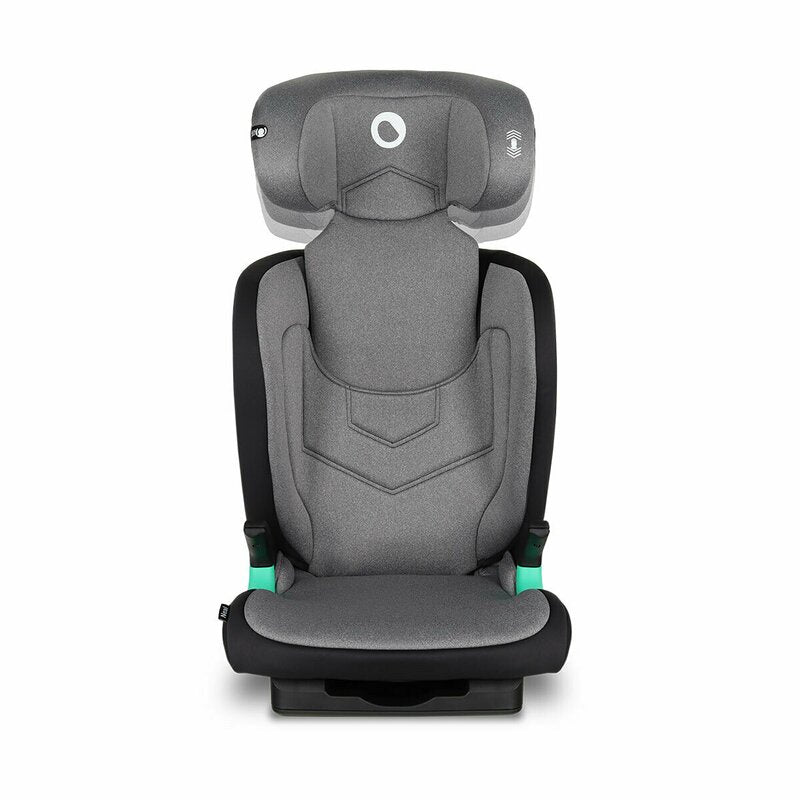 Scaun auto i-Size, Lionelo, Neal, Spatar reglabil in 3 pozitii, Tetiera in 14 pozitii, Suport sticla inclus, 15-36 Kg, 100-150 cm, Cu Isofix, Conform ECE R129, Gri - gogobaby.ro
