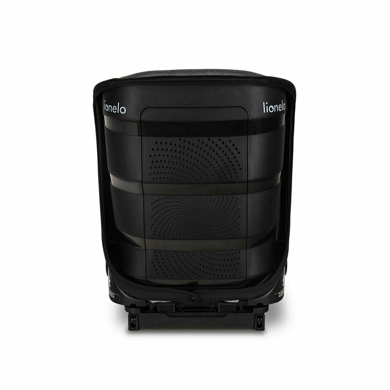 Scaun auto i-Size, Lionelo, Neal, Spatar reglabil in 3 pozitii, Tetiera in 14 pozitii, Suport sticla inclus, 15-36 Kg, 100-150 cm, Cu Isofix, Conform ECE R129, Gri - gogobaby.ro