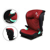 Scaun auto, Lionelo, Neal Burgundy, Spatar reglabil, Baza i-size, 15-36 Kg, cu Isofix, Conform cu standardul european de securitate ECE R129, Rosu