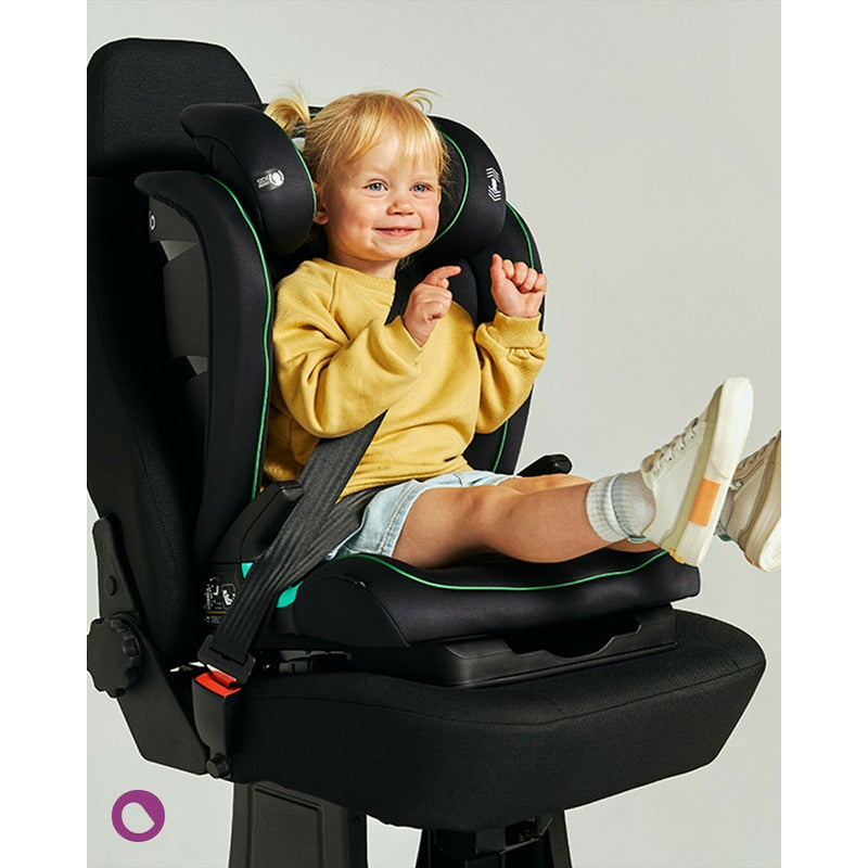 Scaun auto i-Size, Lionelo, Neal, Spatar reglabil in 3 pozitii, Tetiera in 14 pozitii, Suport sticla inclus, 15-36 Kg, 100-150 cm, Cu Isofix, Conform ECE R129, Rosu