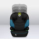Scaun auto, Lionelo, Lars i-Size, Cu tetiera reglabila in 10 pozitii, Cu pozitionare spre sensul de mers, 15-36 Kg, 100-150 cm, Conform cu standardul european de securitate ECE R129/03, Negru/Albastru