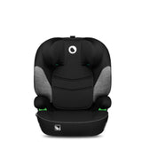 Scaun auto, Lionelo, Lars i-Size, Cu tetiera reglabila in 10 pozitii, Cu pozitionare spre sensul de mers, 15-36 Kg, 100-150 cm, Conform cu standardul european de securitate ECE R129/03, Negru/Gri