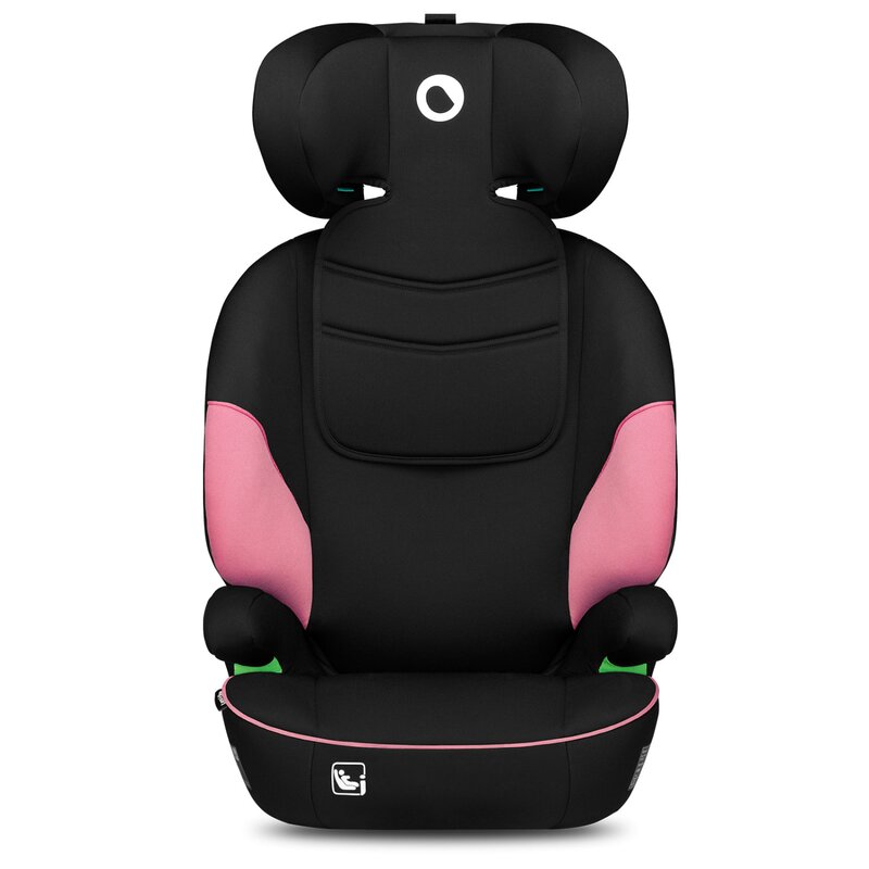 Scaun auto, Lionelo, Lars i-Size, Cu tetiera reglabila in 10 pozitii, Cu pozitionare spre sensul de mers, 15-36 Kg, 100-150 cm, Conform cu standardul european de securitate ECE R129/03, Roz - gogobaby.ro