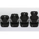 Scaun auto, Lionelo, Lars i-Size, Cu tetiera reglabila in 10 pozitii, Cu pozitionare spre sensul de mers, 15-36 Kg, 100-150 cm, Conform cu standardul european de securitate ECE R129/03, Negru/Gri