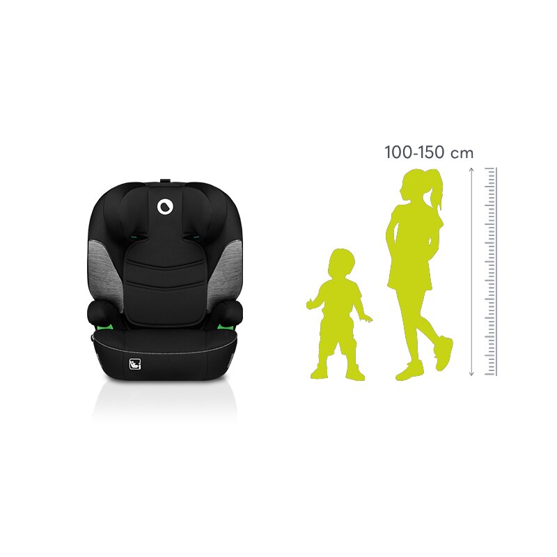 Scaun auto, Lionelo, Lars i-Size, Cu tetiera reglabila in 10 pozitii, Cu pozitionare spre sensul de mers, 15-36 Kg, 100-150 cm, Conform cu standardul european de securitate ECE R129/03, Roz