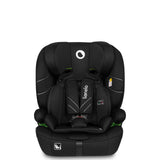 Scaun auto, Lionelo, Levi One i-Size, Universal, Instalare FWF, Cu tetiera reglabila in 10 pozitii, Cu spatar detasabil, 76-150 cm, Conform cu R129, Negru