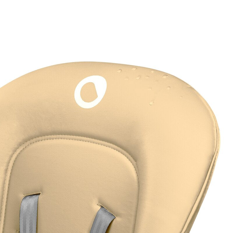 Scaun de masa, Lionelo, Linn Plus, Reglabil, 6 Pozitii pe inaltime, Spatar reglabil in 3 pozitii, Din metal, Conform cu standardul europeane de securitate EN14988, Bej - gogobaby.ro