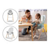 Scaun de masa, Lionelo, Maya, 2 in 1, Transformabil, 3 pozitii de inclinare, Conform cu standardele europeane de securitate EN14988, EN12790, White