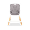Scaun de masa, Lionelo, Mona, 4 in 1, Transformabil, Reglabil in inaltime in 3 pozitii, Conform cu standardele europene de securitate EN14988, EN16120, Stone