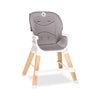 Scaun de masa, Lionelo, Mona, 4 in 1, Transformabil, Reglabil in inaltime in 3 pozitii, Conform cu standardele europene de securitate EN14988, EN16120, Stone