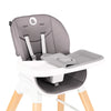 Scaun de masa, Lionelo, Mona, 4 in 1, Transformabil, Reglabil in inaltime in 3 pozitii, Conform cu standardele europene de securitate EN14988, EN16120, Stone