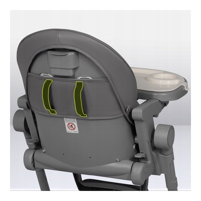 Scaun de masa, Lionelo, Cora Plus, Multifunctional, Reglabil in 4 pozitii pe inaltime, Spatar reglabil in 3 pozitii, Cu bara de jucarii, Pliabil, Conform cu standardul european de securitate EN14988, Verde