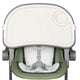 Scaun de masa, Lionelo, Cora Plus, Multifunctional, Reglabil in 4 pozitii pe inaltime, Spatar reglabil in 3 pozitii, Cu bara de jucarii, Pliabil, Conform cu standardul european de securitate EN14988, Verde