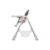 Scaun de masa, Lionelo, Zanna, Reglabil, 4 Pozitii pe inaltime, Spatar reglabil in 3 pozitii, Pliabil, din Metal, Conform cu standardul european de securitate EN14988, Gri - gogobaby.ro