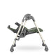 Scaun de masa si balansoar, Lionelo, Laurice, 2 in 1, Transformabil, Multifunctional, Inaltime si spatar reglabile, Cu melodii de leagan, 0 luni+, Conform cu standardele europene de securitate EN 14988, EN 16120, Verde