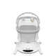 Set 2 in 1, Balansoar si landou, Lionelo, Bella, Rotative 360, Ecran tactil si telecomanda, Electric, Scaun reglabil, 6 miscari unice, 5 viteze, Cu melodii, Gri