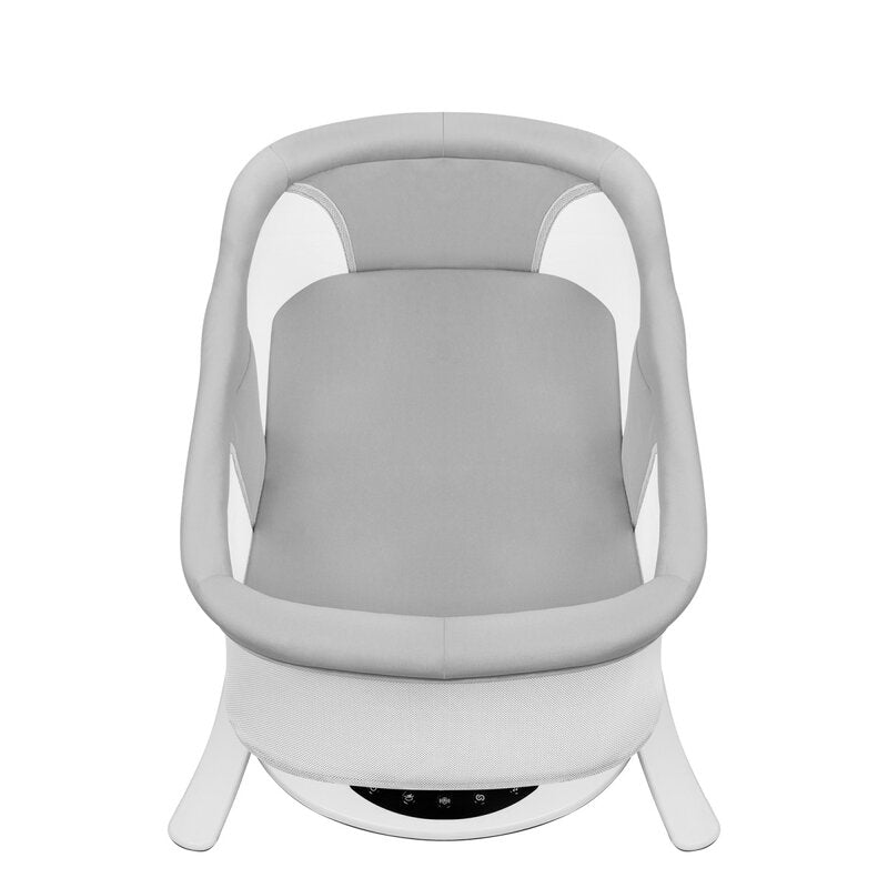 Set 2 in 1, Balansoar si landou, Lionelo, Bella, Rotative 360, Ecran tactil si telecomanda, Electric, Scaun reglabil, 6 miscari unice, 5 viteze, Cu melodii, Gri - gogobaby.ro