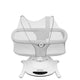 Set 2 in 1, Balansoar si landou, Lionelo, Bella, Rotative 360, Ecran tactil si telecomanda, Electric, Scaun reglabil, 6 miscari unice, 5 viteze, Cu melodii, Gri