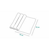 Set 3 museline, Lionelo, Bamboo, Multifunctionale, Din Bambus, 70x70 cm, Dino