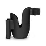 Suport universal pentru biberon/pahar si telefon, Lionelo, Ove, Cu sistem de rotire 360, Negru