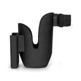 Suport universal pentru biberon/pahar si telefon, Lionelo, Ove, Cu sistem de rotire 360, Negru