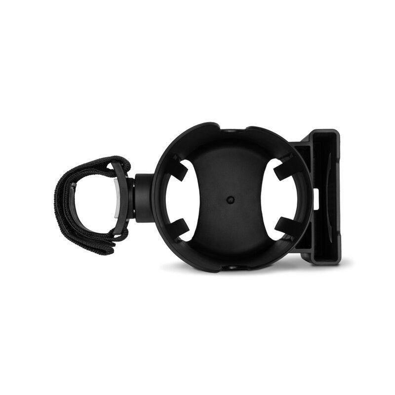 Suport universal pentru biberon/pahar si telefon, Lionelo, Ove, Cu sistem de rotire 360, Negru - gogobaby.ro