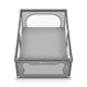 Tarc de joaca copii, Lionelo, Willow, 127 x 187 cm, Pliere compacta, Include geanta de transport, Din plasa, Cu doua intrari laterale si fermoar, Cu ventuze pentru stabilitate, Conform cu EN 12227:2010, Gri