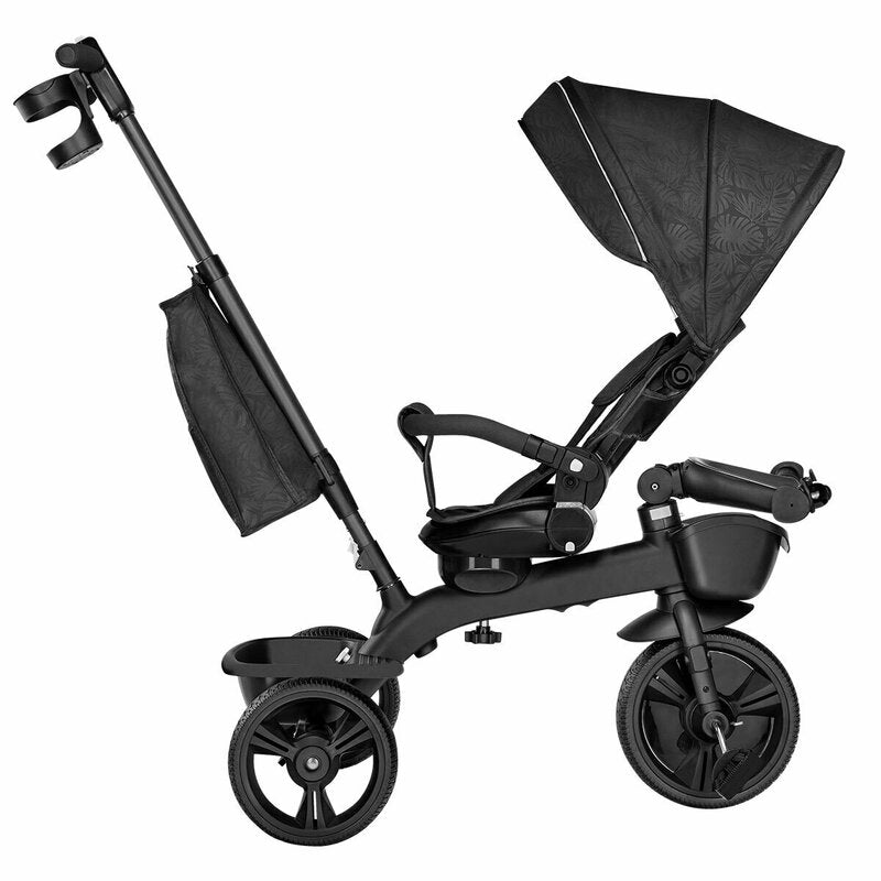 Tricicleta copii, Lionelo, Kori, Ultrapliabila, Multifunctionala, Cu suport de picioare, Control al directiei, Scaun reversibil, Rotire 360 grade, Conform cu standardul european de securitate EN71, Grey Stone - gogobaby.ro