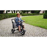 Tricicleta copii, Lionelo, Tris, Ultrapliabila, Multifunctionala. Mecanism de pedalare libera, Suport picioare, Control al directiei, Scaun reversibil, Rotire 360 grade, Conform cu standardul europeane de securitate EN71, Roz/Gri