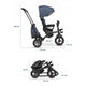 Tricicleta copii, Lionelo, Tris, Ultrapliabila, Multifunctionala, Mecanism de pedalare libera, Suport picioare, Control al directiei, Scaun reversibil, Rotire 360 grade, Conform cu standardul europeane de securitate EN71, Albastru