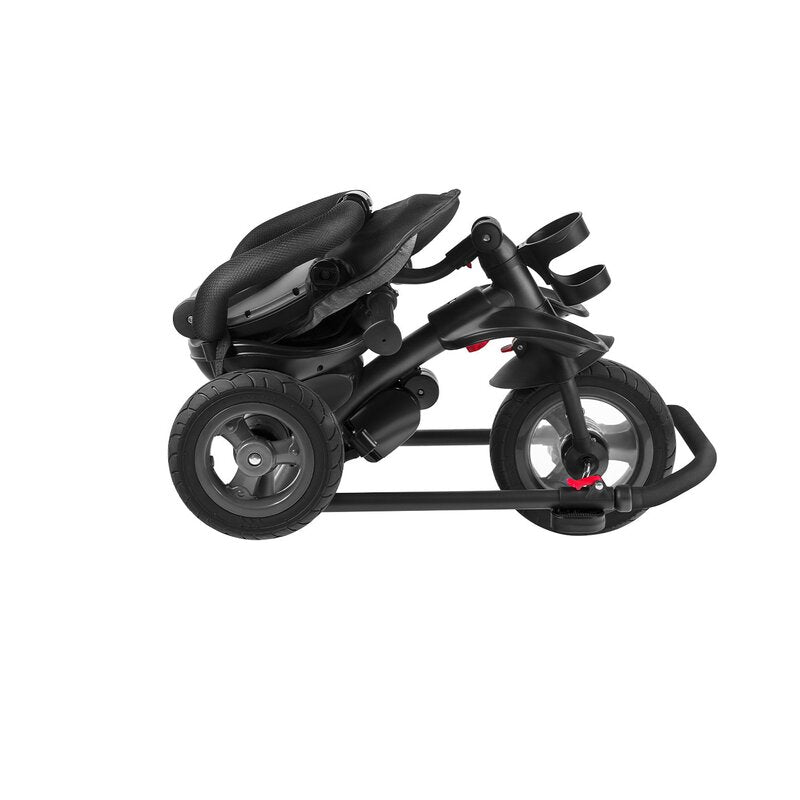 Tricicleta copii, Lionelo, Tris, Ultrapliabila, Multifunctionala, Mecanism de pedalare libera, Suport picioare, Control al directiei, Scaun reversibil, Rotire 360 grade, Conform cu standardul europeane de securitate EN71, Albastru - gogobaby.ro