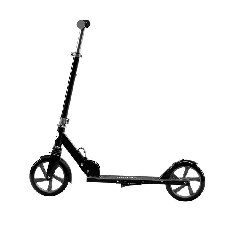 Trotineta, Lionelo, Luca, Copii/Adulti, Ultrapliabila, Pana la 100 Kg, Conform cu standardul european de securitate EN14619, Negru - gogobaby.ro