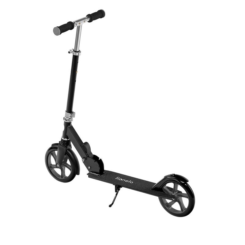 Trotineta, Lionelo, Luca, Copii/Adulti, Ultrapliabila, Pana la 100 Kg, Conform cu standardul european de securitate EN14619, Negru - gogobaby.ro
