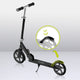 Trotineta, Lionelo, Luca, Copii/Adulti, Ultrapliabila, Pana la 100 Kg, Conform cu standardul european de securitate EN14619, Negru