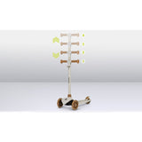 Trotineta, Lionelo, Jessy, Ultrapliabila, Pana la 50 Kg, Cu design ergonomic, Cu lumini LED, 56 x 26 x 67-82 cm, 3 ani+, Maro