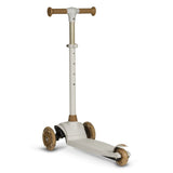 Trotineta, Lionelo, Jessy, Ultrapliabila, Pana la 50 Kg, Cu design ergonomic, Cu lumini LED, 56 x 26 x 67-82 cm, 3 ani+, Maro
