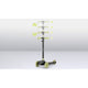 Trotineta, Lionelo, Jessy, Ultrapliabila, Pana la 50 Kg, Cu design ergonomic, Cu lumini LED, 56 x 26 x 67-82 cm, 3 ani+, Verde
