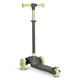 Trotineta, Lionelo, Jessy, Ultrapliabila, Pana la 50 Kg, Cu design ergonomic, Cu lumini LED, 56 x 26 x 67-82 cm, 3 ani+, Verde