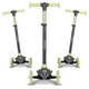 Trotineta, Lionelo, Jessy, Ultrapliabila, Pana la 50 Kg, Cu design ergonomic, Cu lumini LED, 56 x 26 x 67-82 cm, 3 ani+, Verde