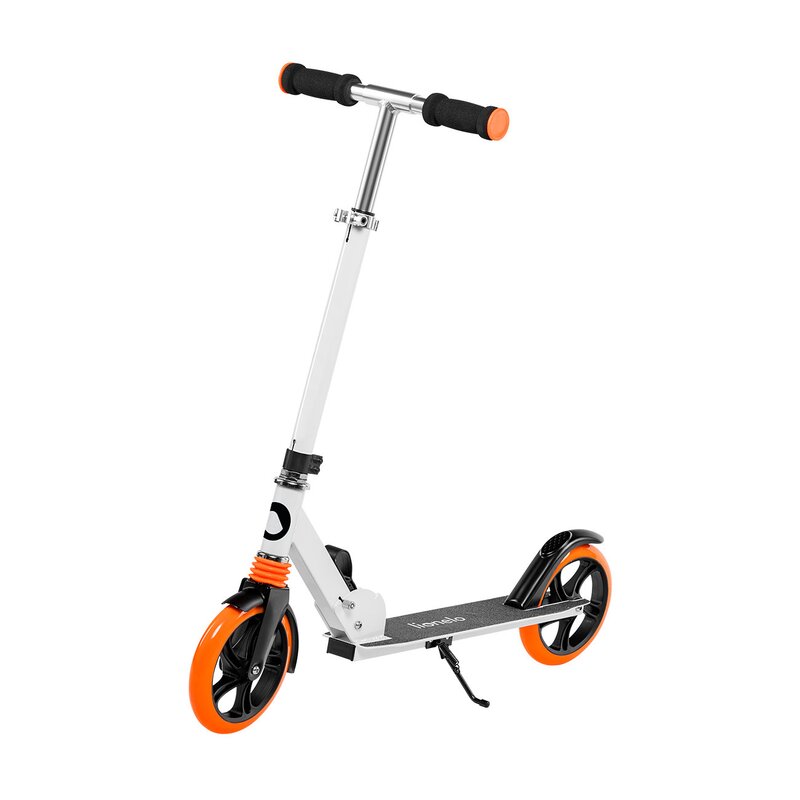 Trotineta, Lionelo, Luca, Pentru copii sau adulti, Ultrapliabila, Pana la 100 Kg, Conform cu standardul european de securitate EN14619, Portocaliu - gogobaby.ro