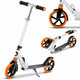 Trotineta, Lionelo, Luca, Pentru copii sau adulti, Ultrapliabila, Pana la 100 Kg, Conform cu standardul european de securitate EN14619, Portocaliu