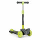 Trotineta, Lionelo, Timy, Copii, Ultrapliabila, Pana la 50 Kg, Cu design ergonomic, Cu lumini LED, 26 5 x 60 x 64-76 cm, 3 ani+, Verde
